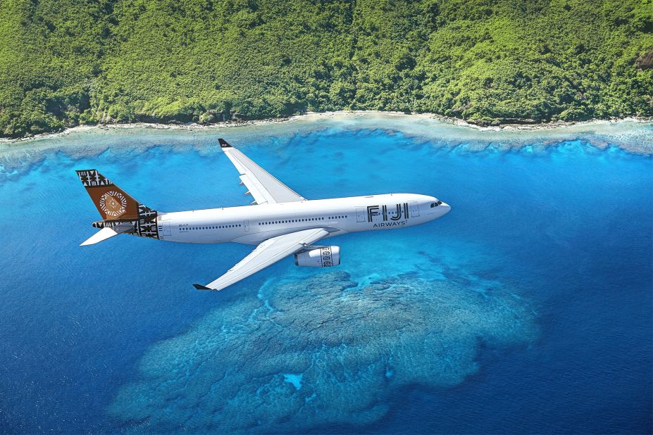 Fiji Airways won awards for its intricate, 2014 redesign. The design was inspired by traditional Fijian Masi art, and is meant to highlight the local culture.