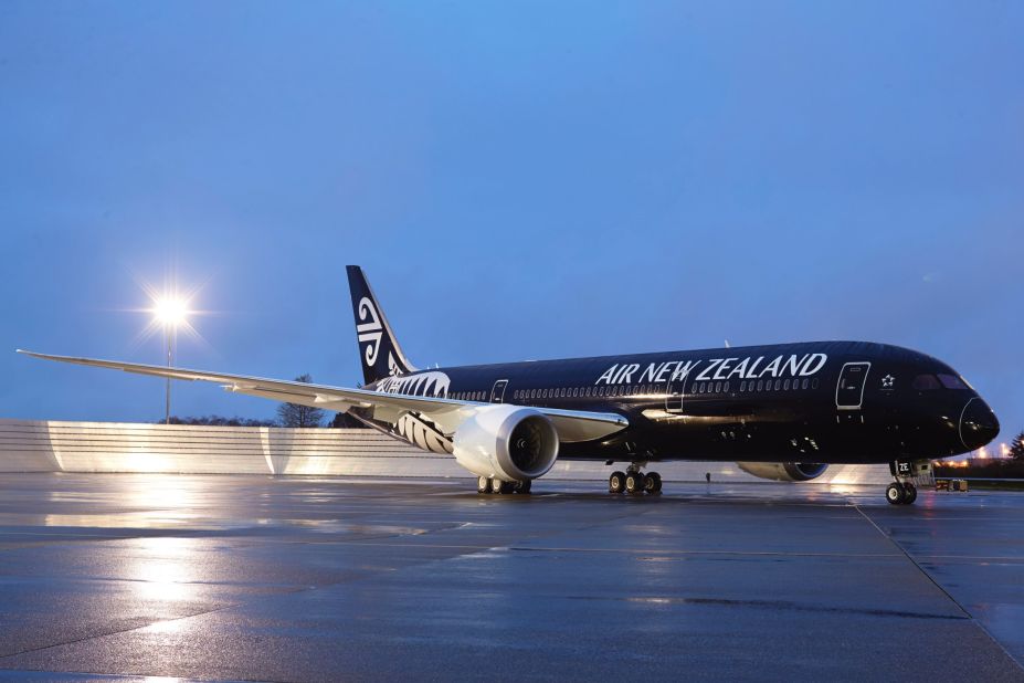 Earlier in 2014, Air New Zealand introduced new all-black livery, featuring a decorative emblem of a New Zealand fern. The all-black design was reserved for the delivery of the carrier's first 787-9 aircraft.