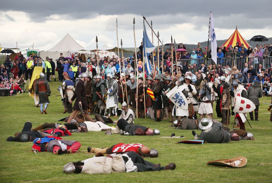 Some Scots talk about the 14th-century Battle of Bannockburn like it happened last year, which is perhaps why it regularly gets re-enacted.