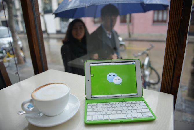WeChat has taken China by storm in just three years, allowing its more than 300 million users to send text, photos, videos and voice messages over smartphones, find each other by shaking their devices -- a common dating technique -- and even book and pay for taxis.