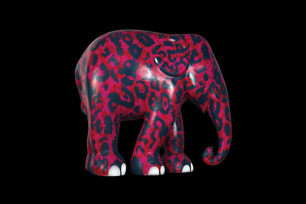 Diane von Furstenberg's "Love is Life" elephant design might not be wearing one of her iconic wrap dresses, but it does embody the designer's love of color and print. 