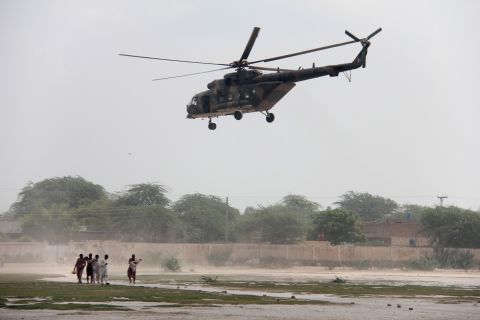 Tens of thousands of people across Pakistan and India have been affected, prompting the deployment of the military to provide aid. 