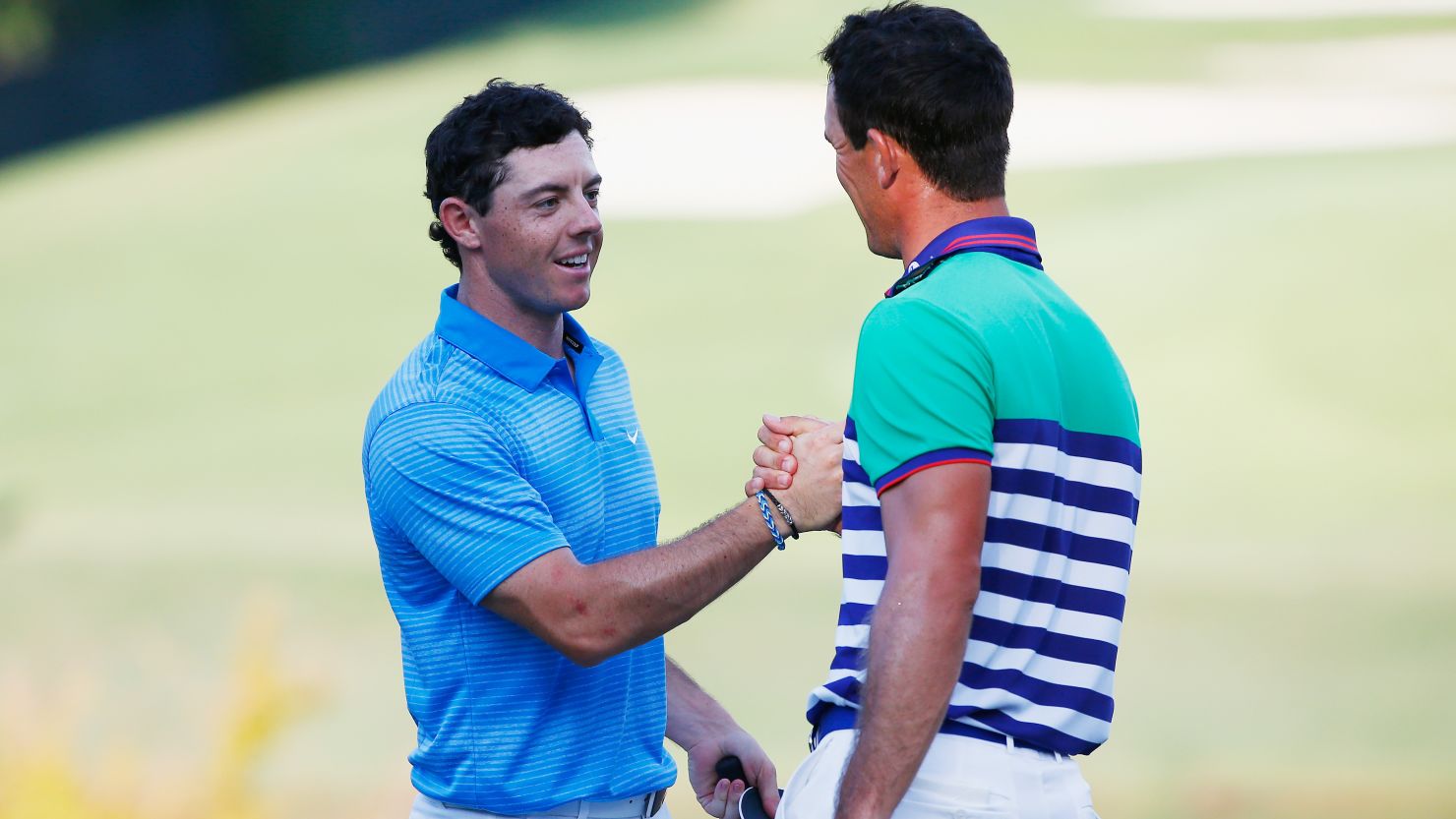 Rory McIlroy and Billy Horschel are tied for the lead on nine-under par after three rounds of the PGA Tour Championship.