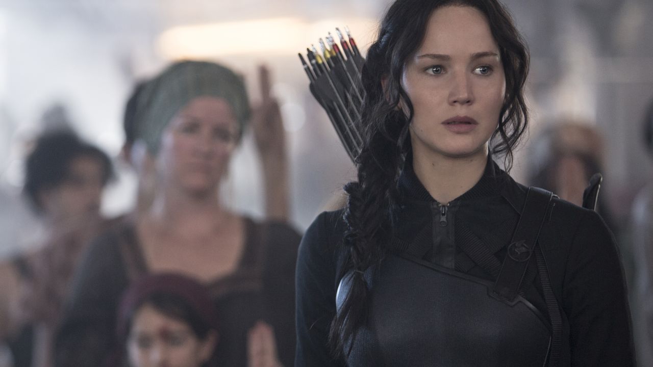 <strong>"Hunger Games: Mockingjay -- Part 1"</strong>: Katniss Everdeen (Jennifer Lawrence) fights to save Peeta and a nation. <strong>(Hulu, Amazon Prime</strong>) 