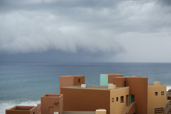 The storm approaches Los Cabos on September 14.
