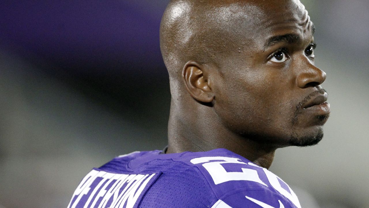 Minnesota Vikings running back Adrian Peterson