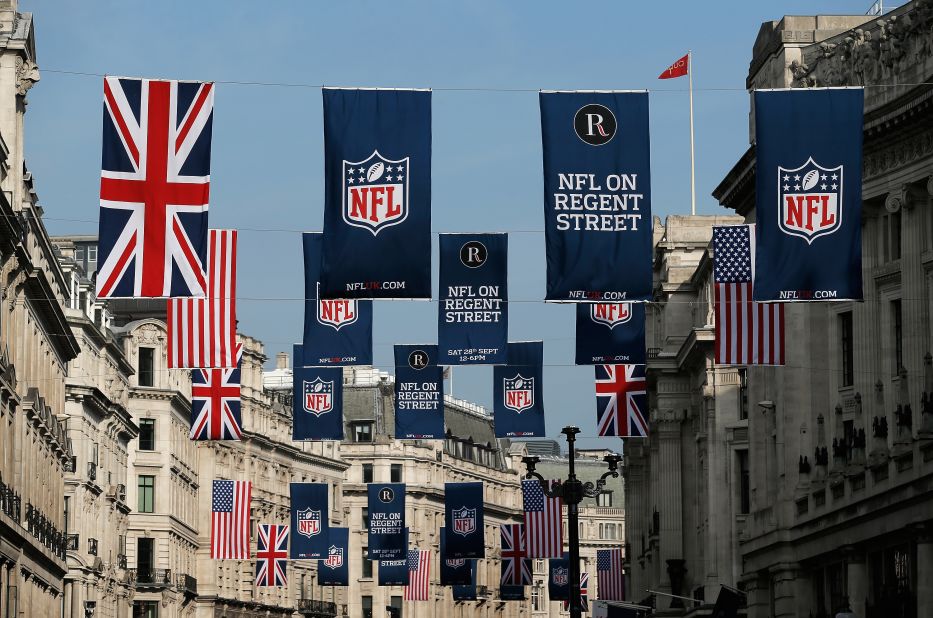 The series also includes the "NFL on Regent Street" event which last year attracted almost 600,000 people to London's famous road.