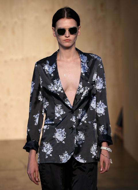 Nottingham-born Paul Smith kept to his <a href="http://www.cnn.com/2014/09/17/world/london-fashion-week-memorable-fashion/index.html?hpt=hp_c3">British roots</a> with clean shapes. 