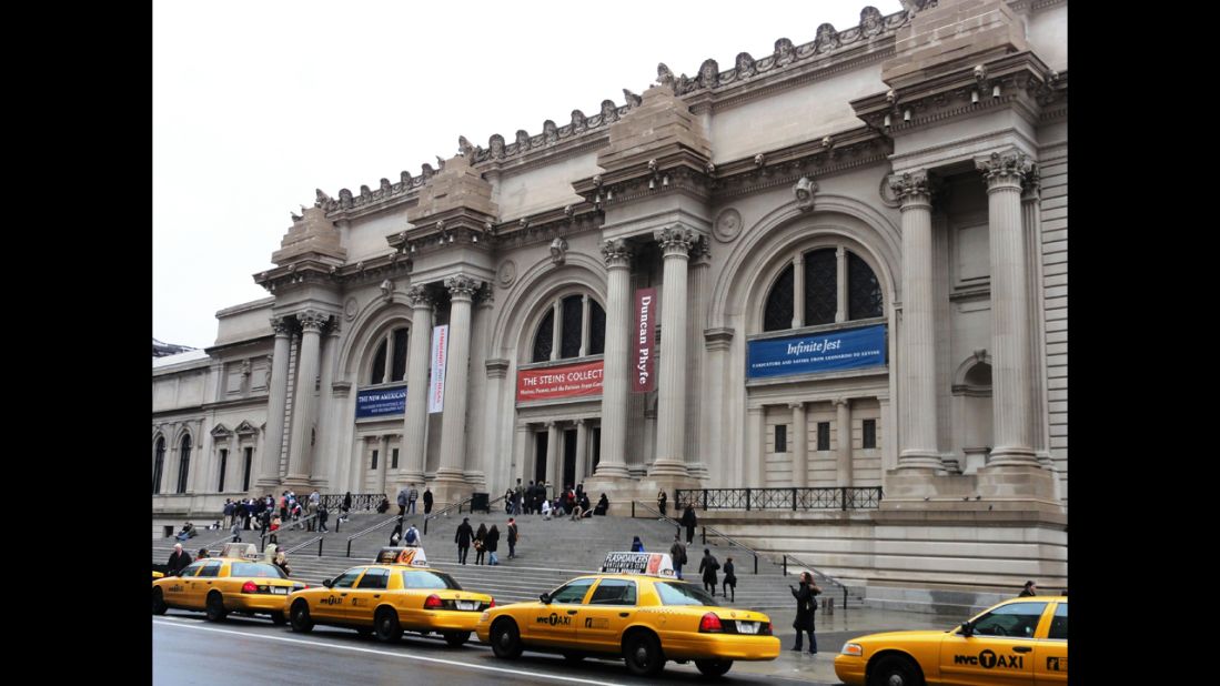 The Metropolitan Museum of Art in New York City ranked seventh on the list. Its vast holdings range from ancient Greek, Roman and Egyptian artifacts to modern art.