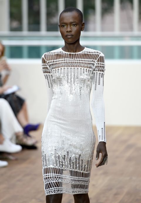 Julien Macdonald went for full-on glamor with <a href="http://www.cnn.com/2014/09/17/world/london-fashion-week-memorable-fashion/index.html?hpt=hp_c3">his new collection</a>. 