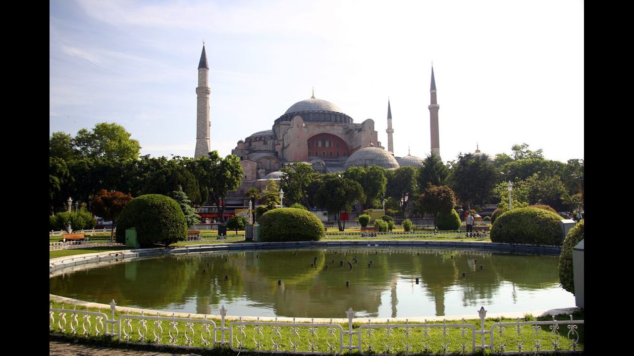 The Hagia Sophia museum/church in Istanbul is an important monument in the history of art and architecture. The current building is the third built on the site.