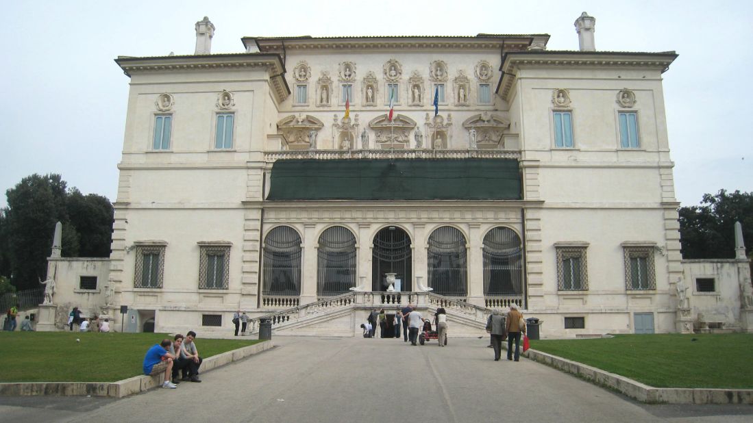 Galleria Borghese in Rome houses Italian masterpieces collected by the Borghese family over several centuries.