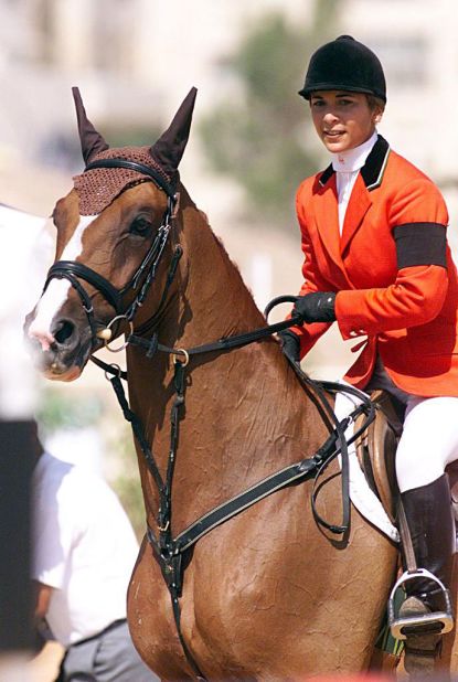 Haya competed for Jordan as a showjumper at the Sydney 2000 Olympic Games before her election as president of the FEI, world horse sport's governing body.