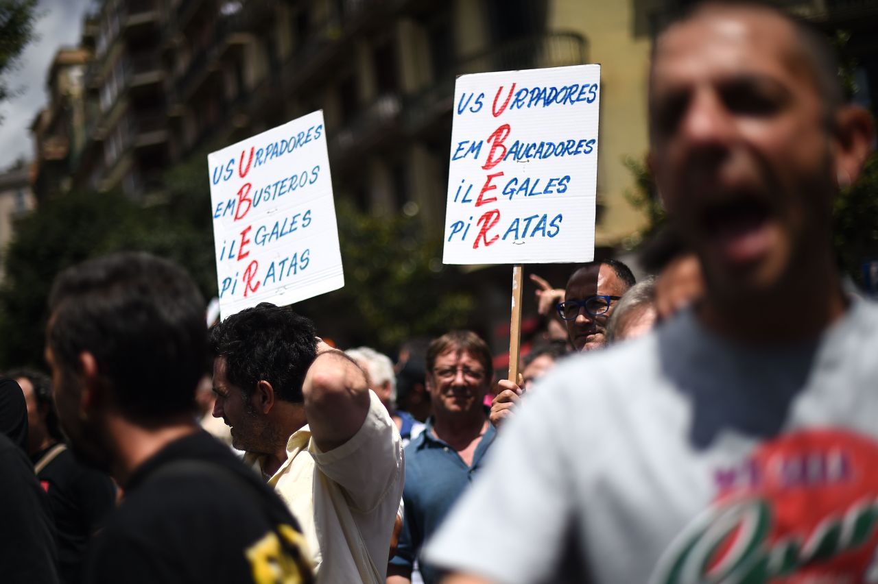 Uber has been the subject of several protests in various cities.