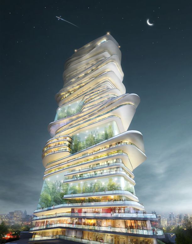 <strong><em>A vertical city </em></strong><br /><br />An entire city could be housed inside a single building according to <a href="http://www.sure-architecture.com/index.php?m=content&c=index&a=show&catid=14&id=21" target="_blank" target="_blank">SURE Architects</a>, the masterminds behind the "Endless Cities" proposal. <br /><br /><a href="http://edition.cnn.com/2014/09/18/business/uk-london-superskyscraper/index.html">Their concept</a> for a city in a tower proposes a skyscraper up to 300 meters high, which would be housed in the city of London and provide places to live, work and relax. <br /><br />The building would have two continuous ramps which would run its entire length and act as streets with shops, apartments, museums and even parks along them. There are also a series of plazas suggested and the tower will offer views of London throughout.