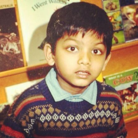 <a target="_blank" target="_blank">Dave George</a>, a project manager from Cincinnati, posted this 1990s photo on Instagram as an example of how the Cosby sweater phenomenon influenced kids' fashion at the time as well.