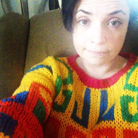 <a href="http://instagram.com/p/sf4OlDrYiK" target="_blank" target="_blank">Ceci Virtue </a>finds that her Cosby sweater is a source of comfort. "Whenever I'm feeling miserable, I put on my favorite jumper," she posted on Instagram. "Everyone hates it, but I absolutely adore it!"