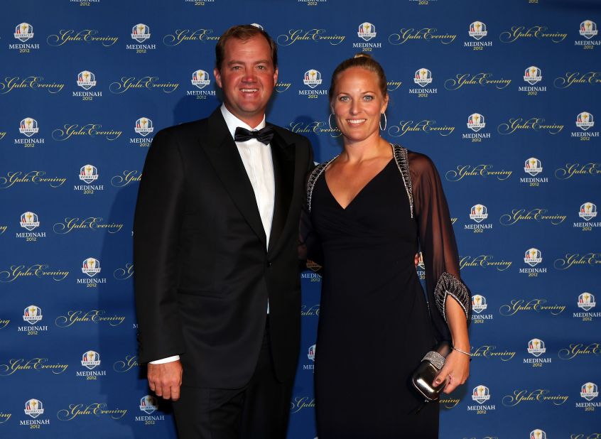Sweden's Peter Hanson has played in two Ryder Cups -- in 2010 and 2012 -- with Europe victorious on both occasions. His wife Sanna told CNN: "The Ryder Cup is special; hectic, fun, amazing. Even though I'm just a wife I'm treated like a star!"