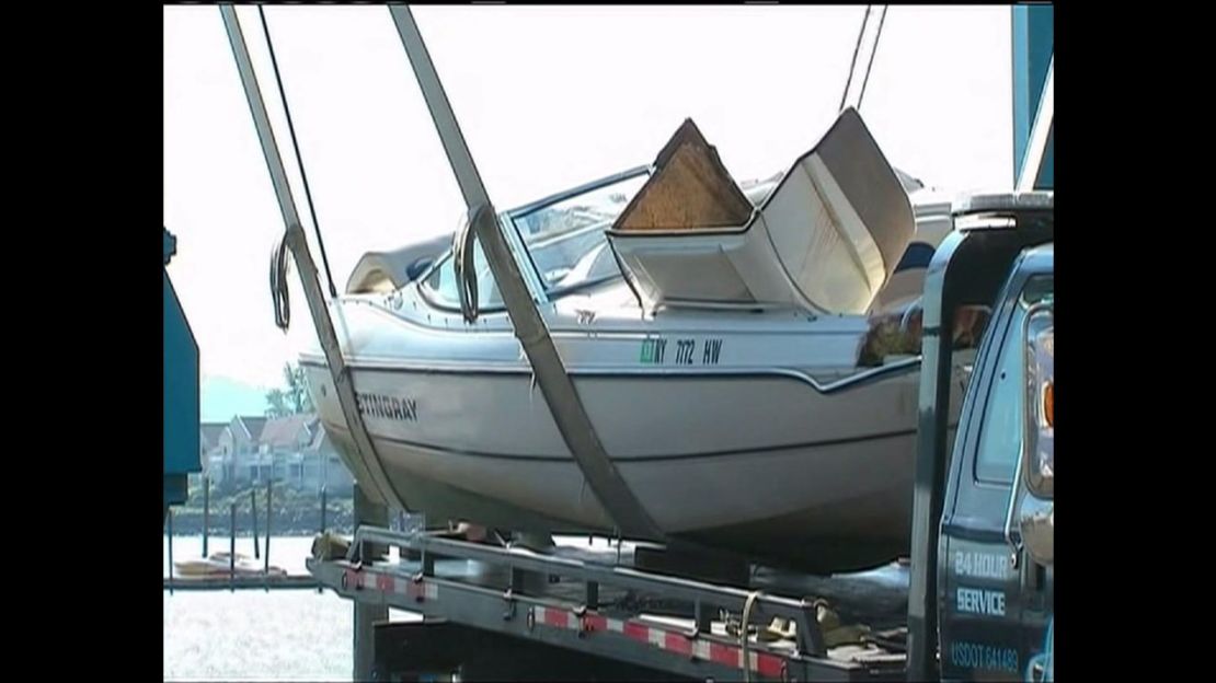Jojo John was piloting a 19-foot Stingray powerboat around 10:40 p.m. on July 26, 2013, when it slammed into one of three construction barges strapped together near the Tappan Zee Bridge.

