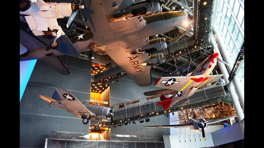 No. 11 on the list, the National WWII Museum in New Orleans, was founded by historian and author Stephen Ambrose. 