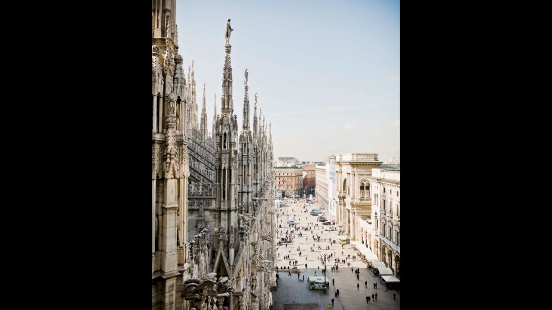 There's a steep and slender staircase at the Duomo di Milano in Italy that you'll need to climb to get those spectacular rooftop views. 