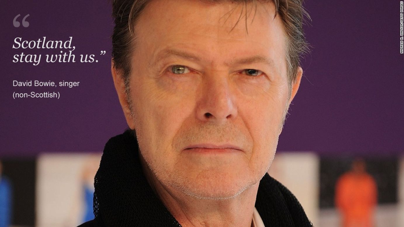 Updated Scotland David Bowie