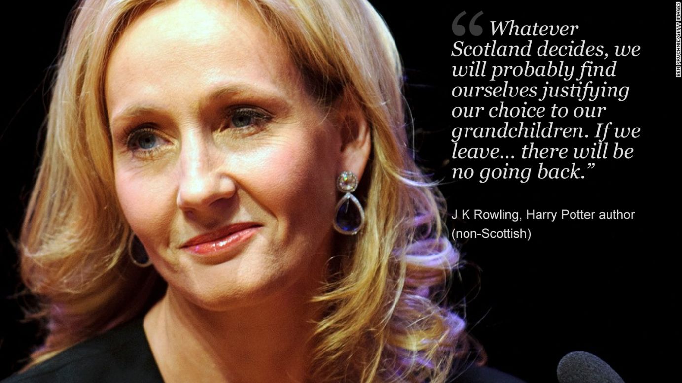 Updated Scotland JK Rowling