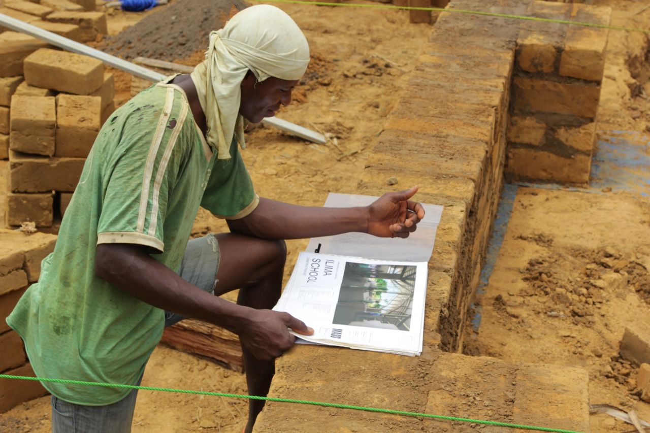 MASS Design worked with carpenters and masons in Ilima to pick up local knowledge of how to build with the region's climate in mind