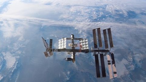 The microgravity environment on board the International Space Station (ISS) is useful to explore the inner workings of infectious bacteria. - (NASA)