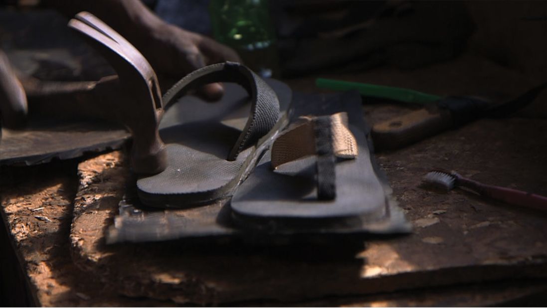 As well as providing hope for a better future for underprivileged Ugandan youth, Byaruhanga also hopes the sustainable shoes will help protect the environment by repurposing "trash" like old tires. He says that Pamoja's profits from the shoe line are shared with the children who make them and thus help them support themselves, as well as learning a life skill. 