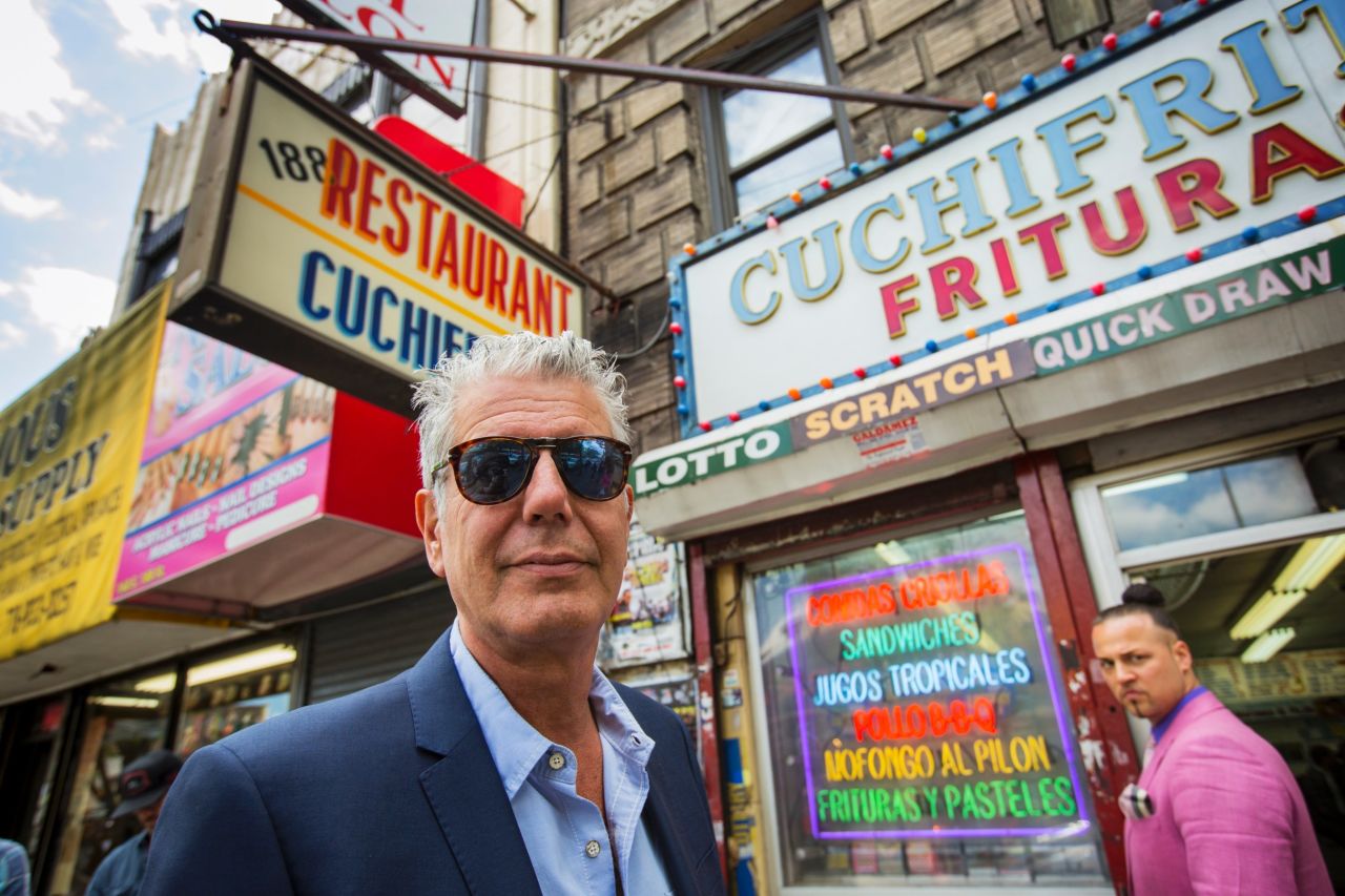 Baron Ambrosia and Anthony Bourdain visit Cuchifrito's Puerto Rican restaurant.
