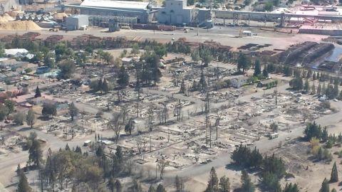 The Boles Fire burned through Weed, California