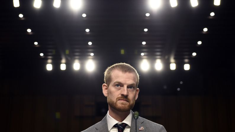 Ebola survivor Dr. Kent Brantly waits to testify before members of Congress on Tuesday, September 16, in Washington. Brantly urged lawmakers to provide extra funds to fight <a href="http://www.cnn.com/2014/04/04/world/gallery/ebola-in-west-africa/index.html">the Ebola outbreak in West Africa,</a> which is the deadliest Ebola outbreak in history. Earlier in the day, Brantly met with President Obama. <a href="http://www.cnn.com/2014/09/12/world/gallery/week-in-photos-0912/index.html">See last week in 43 photos</a>