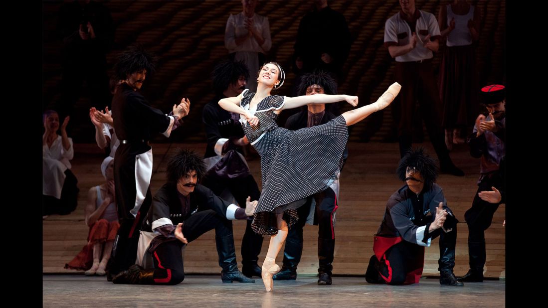 Isabella Boylston performs in "Bright Stream" by choreographer Alexei Ratmansky. 