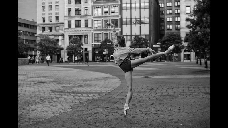A shoot for Ballerina Project in Union Square, New York
