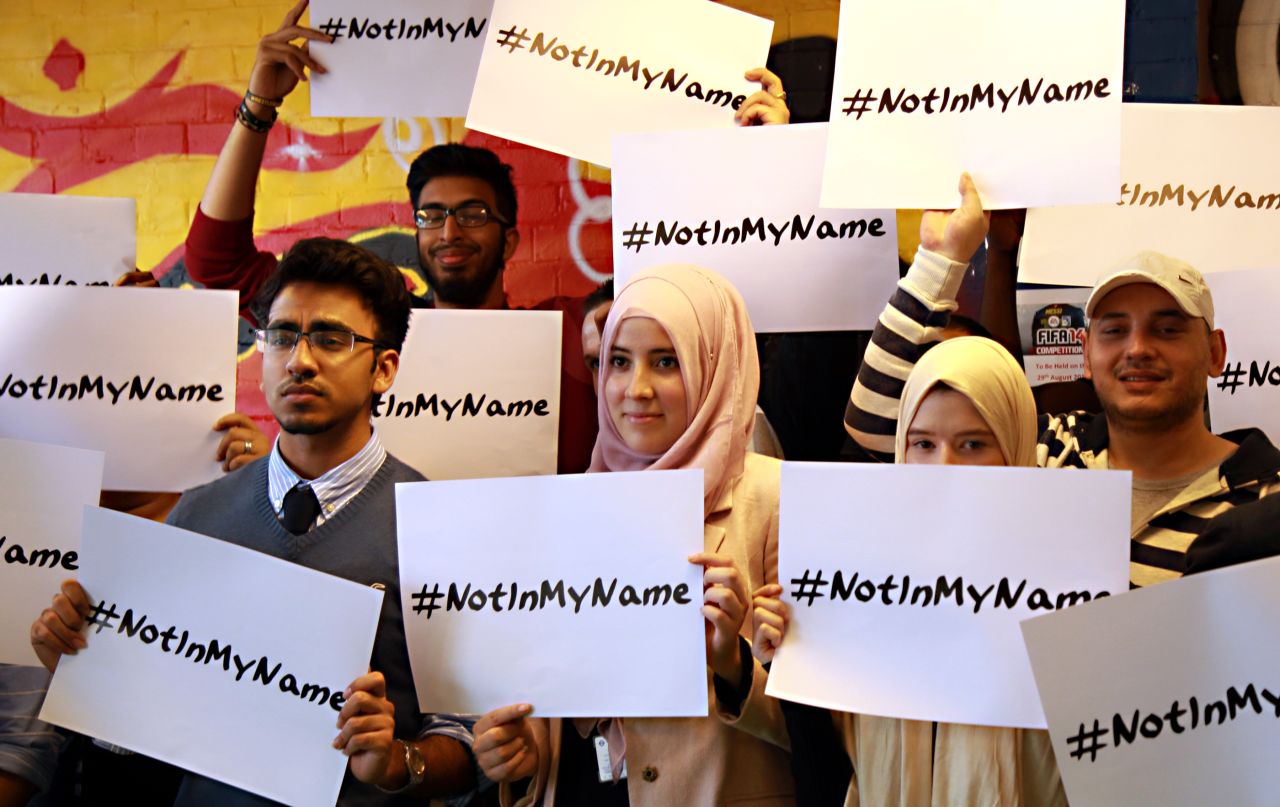 Young British Muslims have launched the #notinmyname campaign to counter ISIS' extremism.