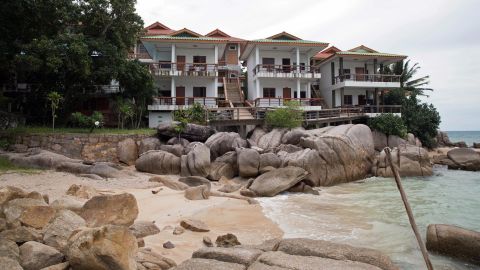 The Ocean View Bungalows hotel where Witheridge and Miller were murdered is seen on Wednesday, September 17.