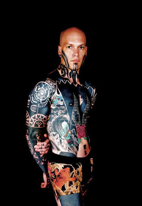 To this day, tattoos have never been more popular. They may have lost much of their traditional cultural significance but are developing a boundary-crossing modern culture of their own. Jack Mosher, a tattooist, shows off his lavish body art.
