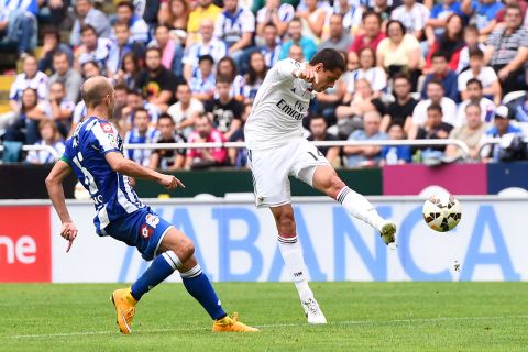 Home side Deportivo pulled another goal back before Javier Hernandez, who came on for Bale, scored two late goals to open his account for the 10-time European champion since joining on loan from Manchester United.