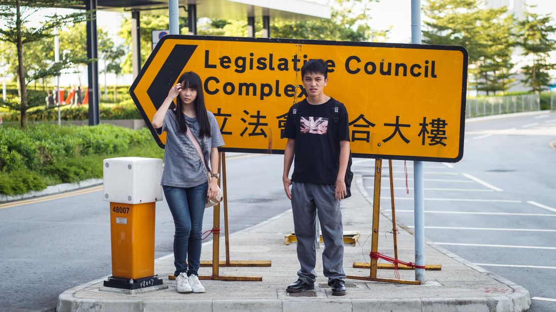 17-year-old students Agnes Chow and Ivan Tan are members of Scholarism. "After joining Scholarism, I've become braver than before," Chow told CNN last year.