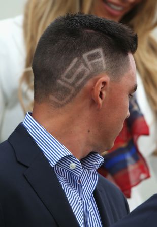 Rickie Fowler arrives in Scotland for this week's Ryder Cup contest between the USA and Europe sporting an eye-catching new haircut. The American is part of a U.S. team hoping to secure victory at the Gleneagles club later this week.