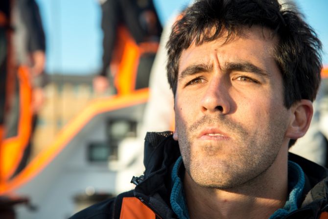 Towill (pictured) admits that tempers will be frayed as the stress and lack of sleep takes its toll on the two friends and their crew during the nine-month race.
