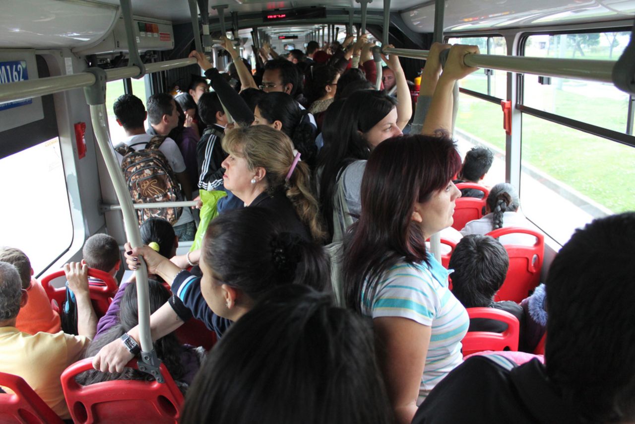 Bus capacities are large with Transmileno buses in Columbia holding up to 270 passengers. Buses in Curitiba will now hold 250 passengers.