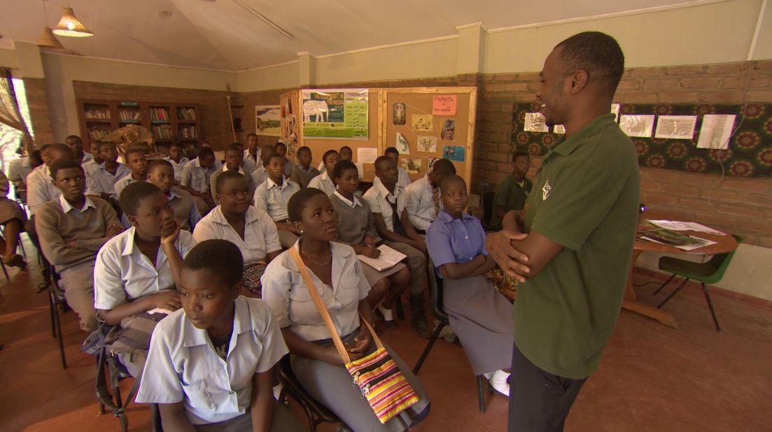 To further the cause, Lilongwe hosts thousands of school children each year. Last year alone, they received over 30,000 school groups. They teach the children respect for wildlife, and try and drive home the point that some animals -- like primates -- aren't meant to be pets. 