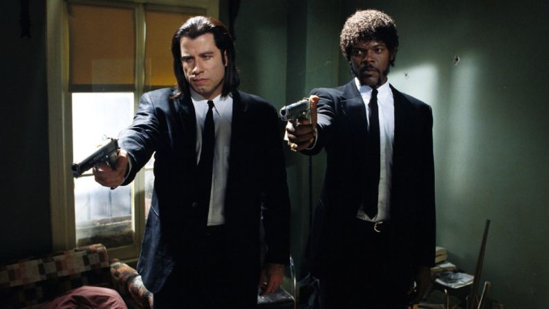 Say what one more time! From its premiere at the Cannes Film Festival in May 1994, "Pulp Fiction" has been a treasure-trove of quotes, a fan favorite and a star vehicle for John Travolta and Samuel L. Jackson, who play Vincent Vega and Jules Winnfield, respectively. Here's a look back at some of the film's memorable scenes:  