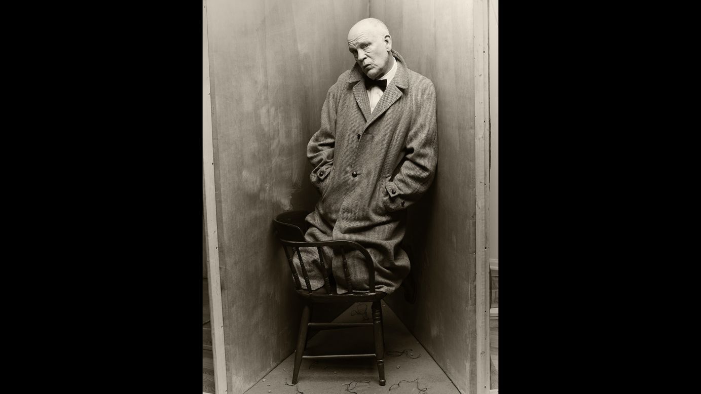 Malkovich is author Truman Capote in this re-creation of an Irving Penn original in 1948.