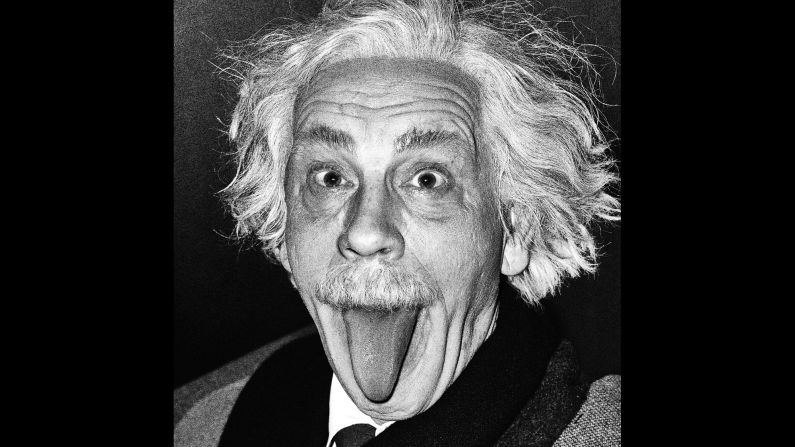 Malkovich is Albert Einstein in a re-creation of the classic Arthur Sasse shot in 1951.