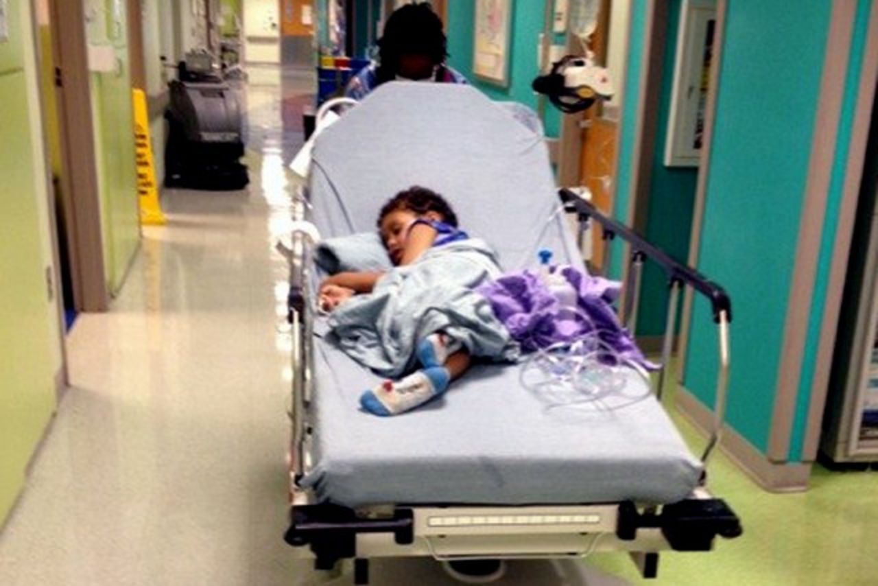 David was admitted to the hospital on August 26. - (Courtesy Nash Family)