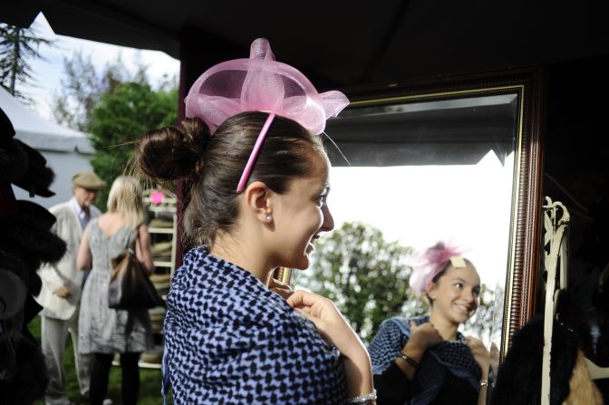 Racegoers are able to lap up the action of Europe's richest event as well as test out the latest in Parisian fashion.