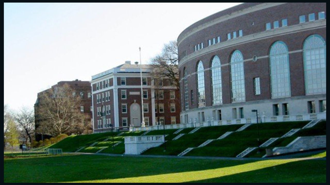 Part of the campus of Wesleyan University in Middletown, Connecticut.